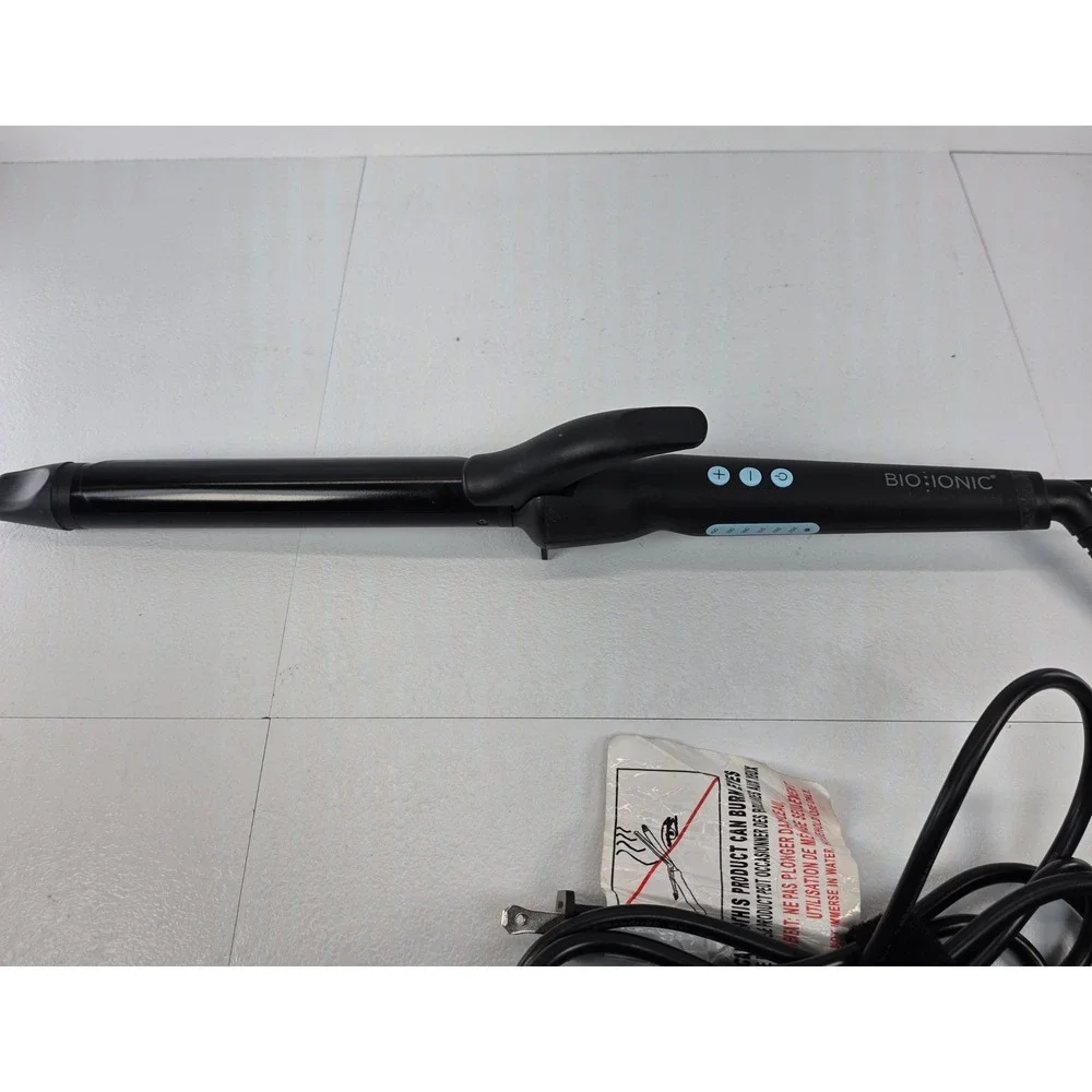 Bio Ionic GrapheneMX Curling Iron 1 Inch Black LXT-CL-1.0 Professional Styler